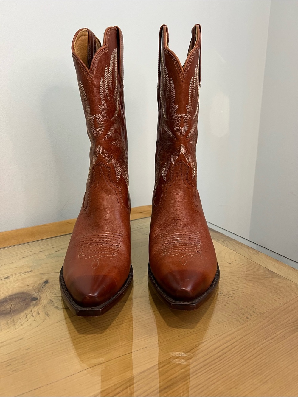 Tecovas Sadie rustic brown Classic Western Leather Cowboy Boots size 9.5 - Picture 5 of 8